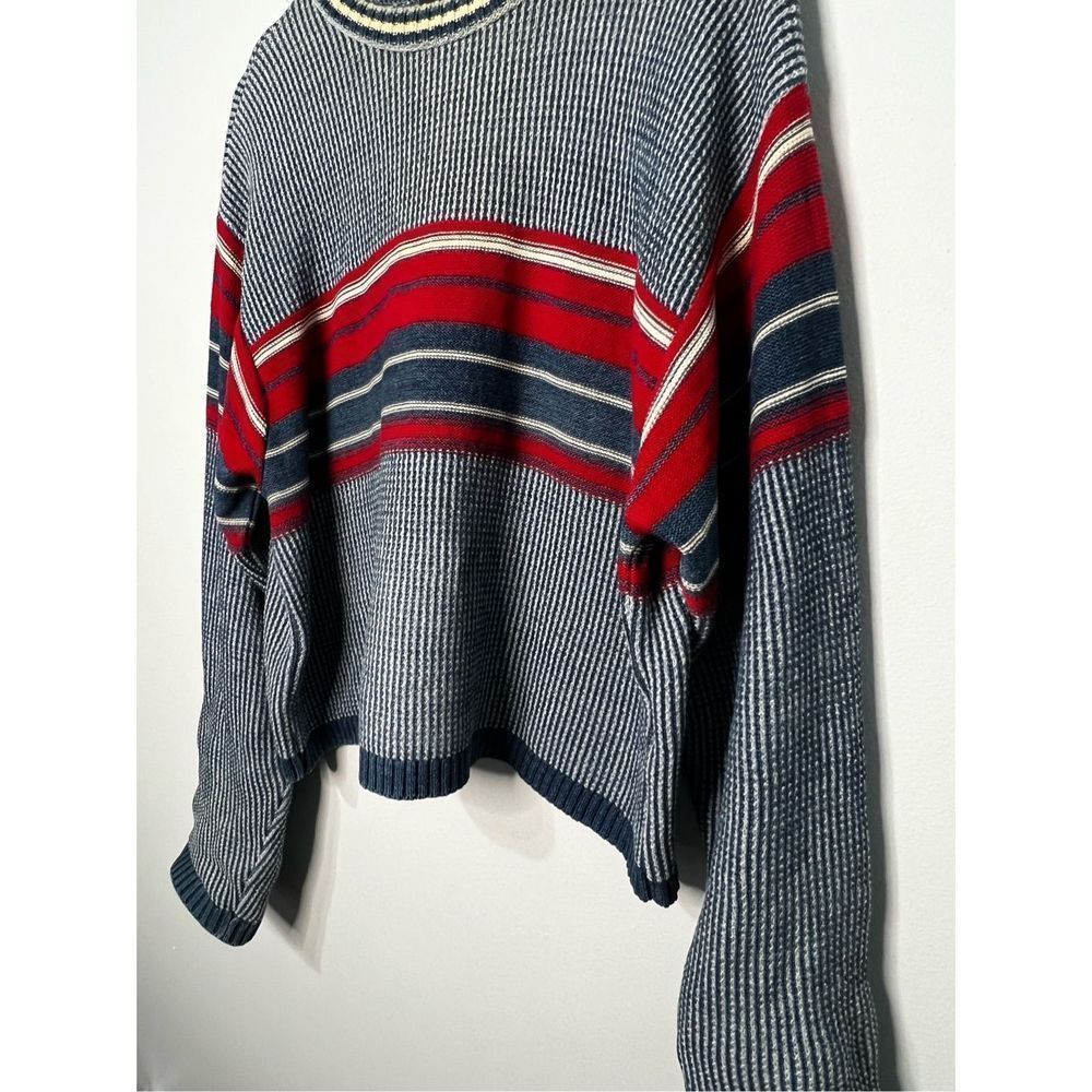 Vintage Cropped LizWear Ski Style Sweater Size Large